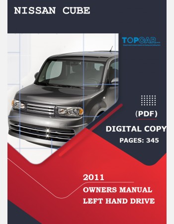 2011 nissan cube owners manual